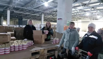 &nbsp;Работники культуры Медвенского района помогают на гуманитарных складах города Курска.&nbsp;